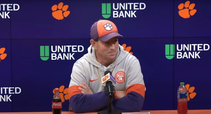 Dabo Swinney Bowl Prep